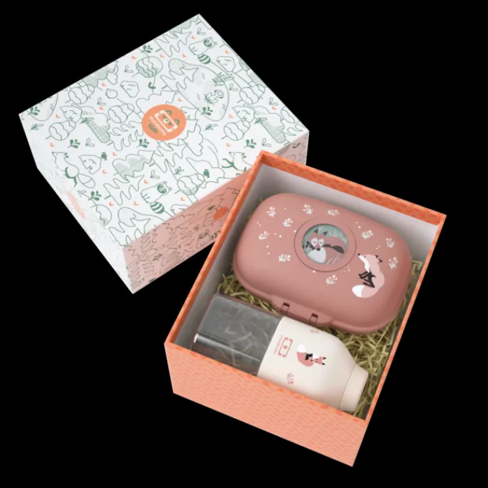 Monbento Less Than 50€ | Gift Boxes>Kids gift box MB Gram cinnamon Fox