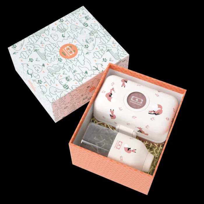 Monbento Less Than 50€ | Gift Boxes>Kids gift box MB Tresor cinnamon Fox