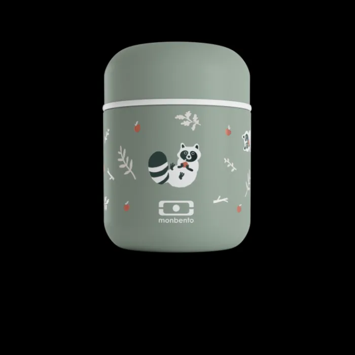 Monbento 280Ml Insulated Bento Box | 280Ml Insulated Bento Box>MB Capsule green Raccoon