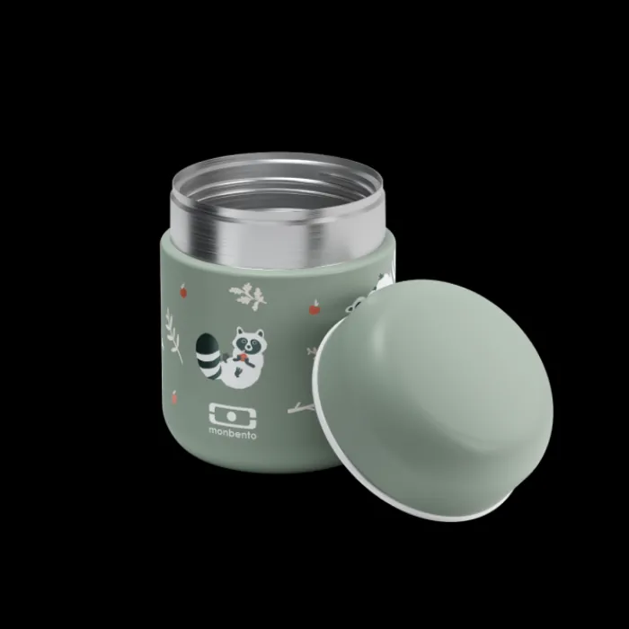 Monbento 280Ml Insulated Bento Box | 280Ml Insulated Bento Box>MB Capsule green Raccoon