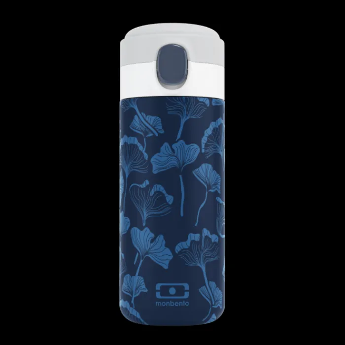 Monbento 36Cl Compact Insulated Bottle | 36Cl Compact Insulated Bottle>MB Pop graphic blue Ginkgo