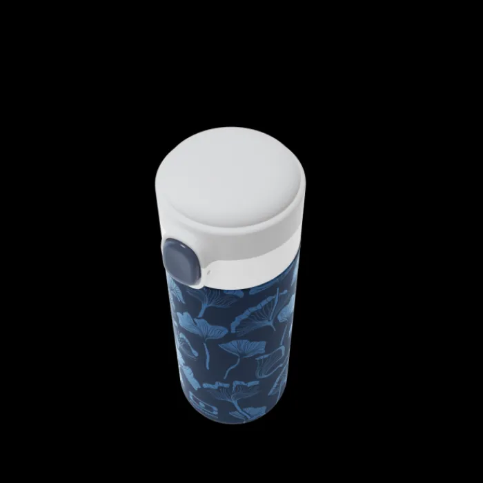 Monbento 36Cl Compact Insulated Bottle | 36Cl Compact Insulated Bottle>MB Pop graphic blue Ginkgo