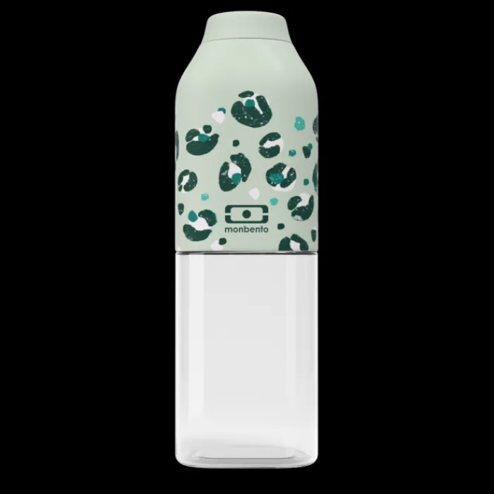 Monbento 50Cl Transparent To-Go Bottle>MB Positive M green Leopard