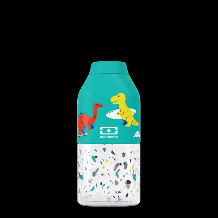 Monbento 33Cl Transparent To-Go Bottle | 33Cl Transparent To-Go Bottle>MB Positive S blue Dino