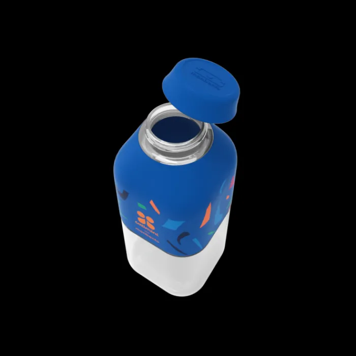 Monbento 33Cl Transparent To-Go Bottle | 33Cl Transparent To-Go Bottle>MB Positive S Catimini blue Terrazzo