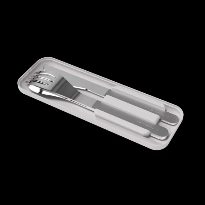 Monbento Metal Cutlery>MB Slim Box grey Coton