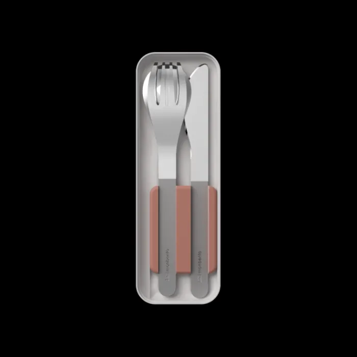 Monbento Metal Cutlery>MB Slim Box pink Moka