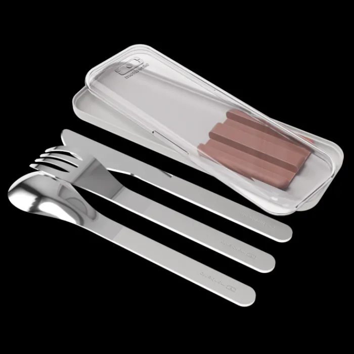 Monbento Metal Cutlery>MB Slim Box pink Moka