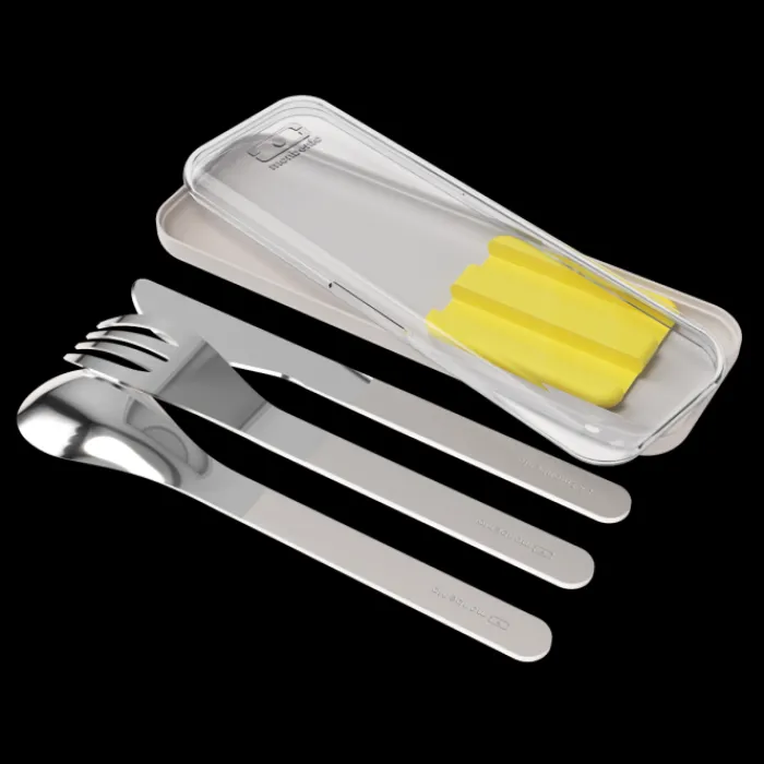 Monbento Metal Cutlery>MB Slim Box yellow