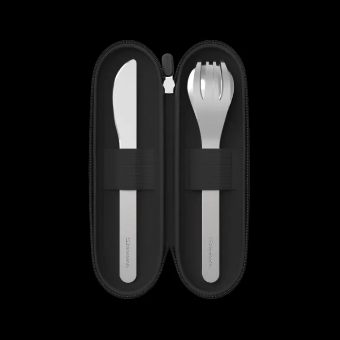 Monbento Metal Cutlery>MB Slim Nest Trio Knife Black