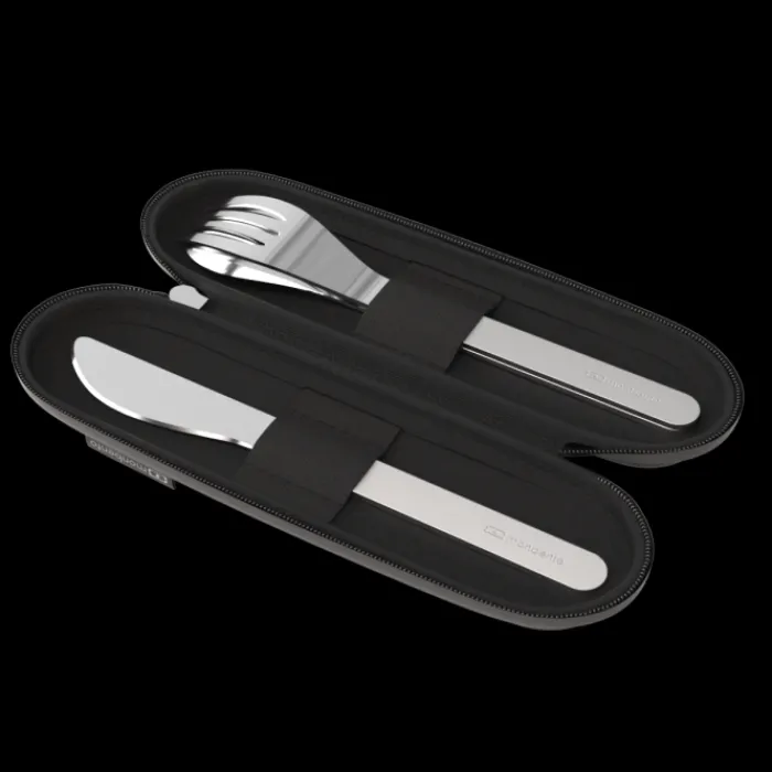 Monbento Metal Cutlery>MB Slim Nest Trio Knife Black