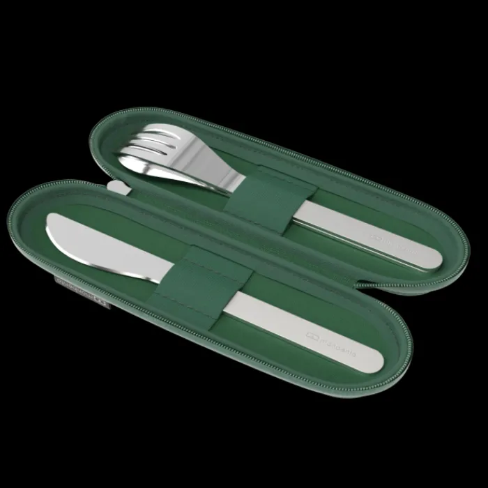 Monbento Metal Cutlery>MB Slim Nest Trio Knife Green