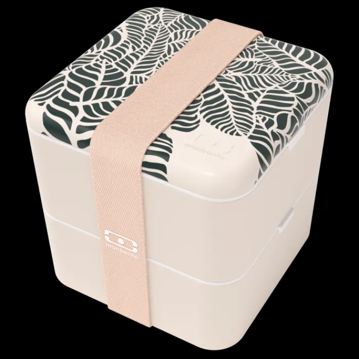 Monbento 1.7L Large Size Bento Box | 1.7L Large Size Bento Box>MB Square graphic Jungle Natural