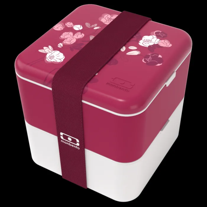 Monbento 1.7L Large Size Bento Box | 1.7L Large Size Bento Box>MB Square graphic Magnolia