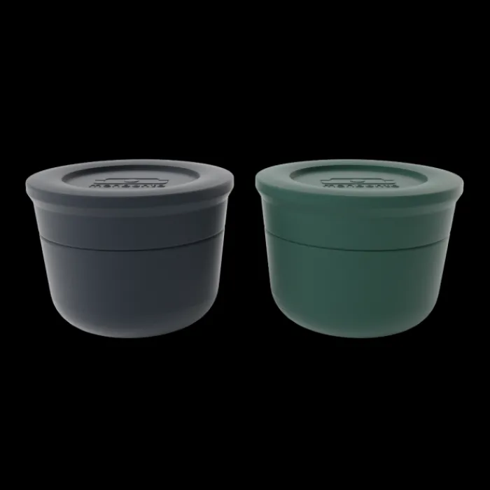 Monbento Sauce Containers | Sauce Containers>MB Temple S black Onyx/green Dark