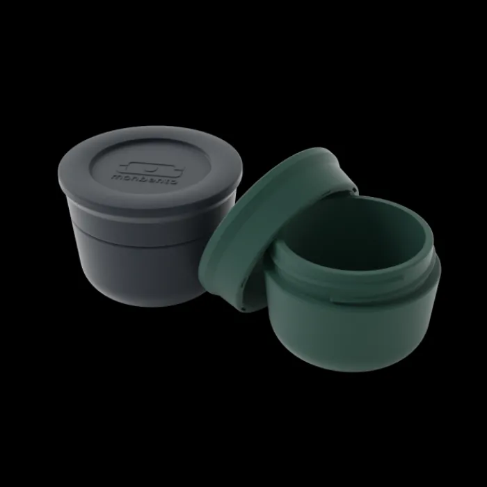 Monbento Sauce Containers | Sauce Containers>MB Temple S black Onyx/green Dark