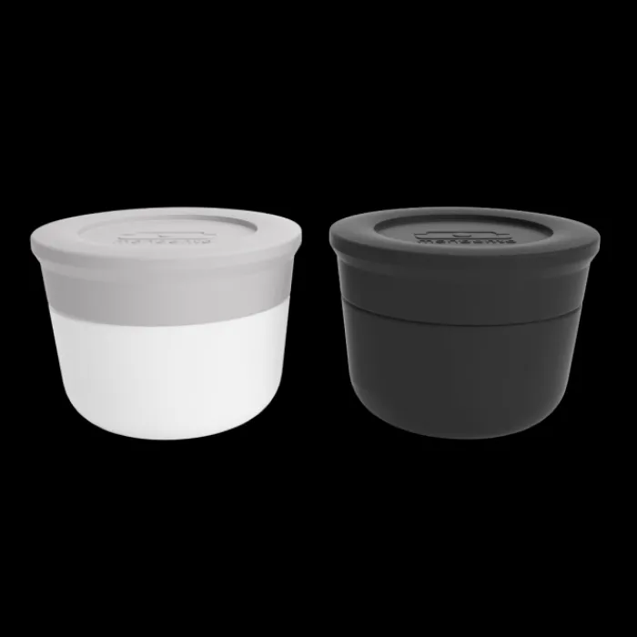 Monbento Sauce Containers | Sauce Containers>MB Temple S grey Coton / black Onyx