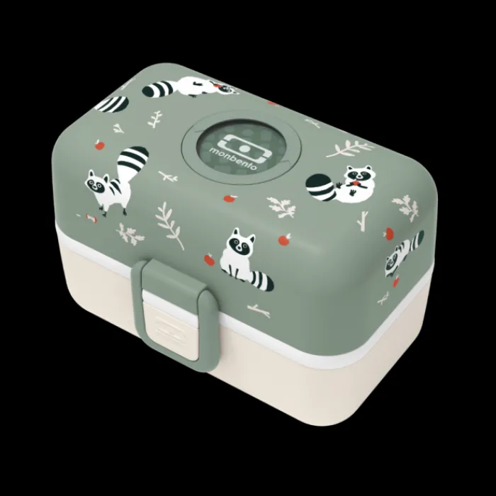 Monbento 800Ml Children's Bento Box | 800Ml Children's Bento Box>MB Tresor green Raccoon