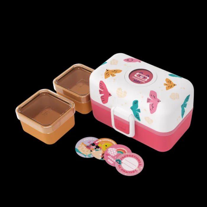 Monbento 800Ml Children's Bento Box | 800Ml Children's Bento Box>MB Tresor pink Birds