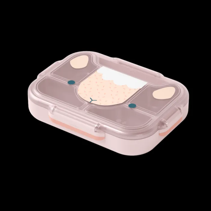 Monbento 950Ml Compartmentalised Tray For Kids | 950Ml Compartmentalised Tray For Kids>MB Wonder pink Sheep