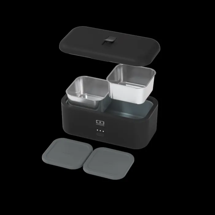 Monbento 700Ml Heating Lunch Box | More Than 70 €>Set Experience Warmer black Onyx