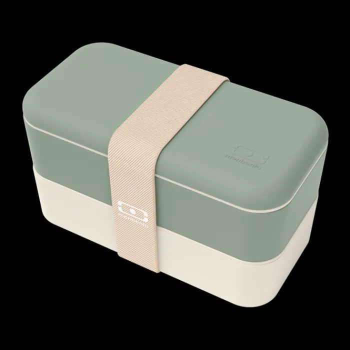 Monbento More Than 70 € | Sets Parents / Kids>Set lunch boxes parents/kids green