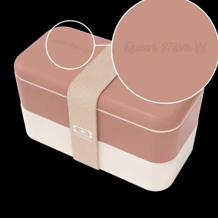 Monbento Sets Parents / Kids | Parents / Kids>Set lunch boxes parents/kids pink "Queen Mom/Little Queen"