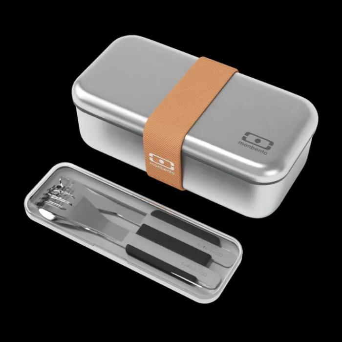 Monbento 700Ml Metal Lunch Box | Less Than 50€>Set MB Sense + MB Slim Box