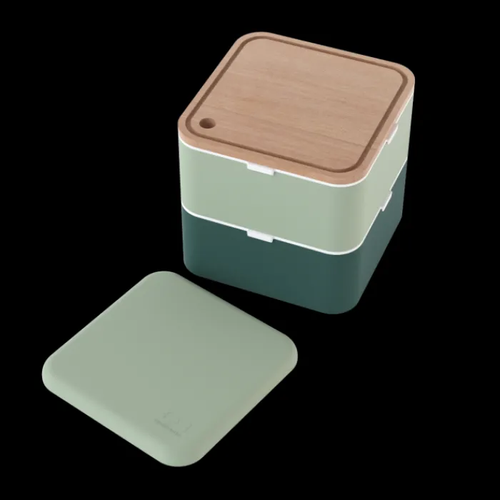 Monbento Cutting Boards | 50 - 70 €>Set MB Square green Bicolor + MB Cut