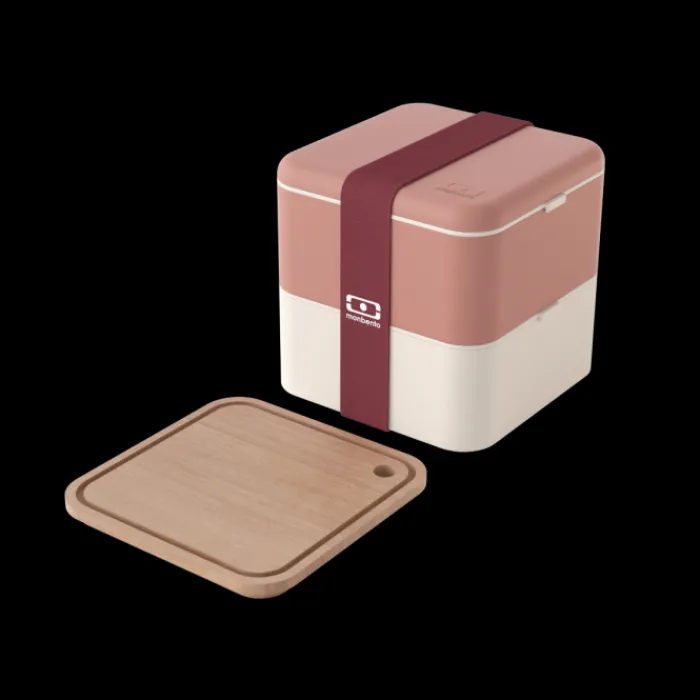 Monbento Cutting Boards | 50 - 70 €>Set MB Square pink Moka + MB Cut