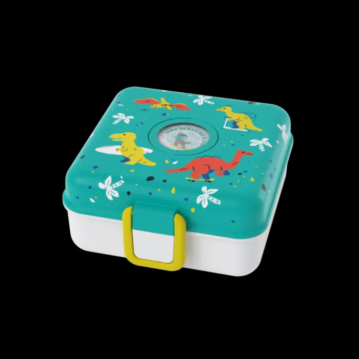 Monbento For Mb Gourmet | 850 Ml Sandwich Lunch Box>Snacky blue Dino